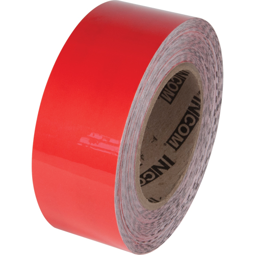 Ruban de marquage pour plancher Tuff Mark, 2" x 100', Polyester, Rouge Toolneeds Inc.