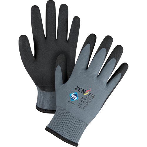 Gants enduits de premi&egrave;re qualit&eacute; ZX-30°, 11/2T-Grand, R&ecirc;vetement PVC, Calibre 15, Enveloppe en Nylon Toolneeds Inc.