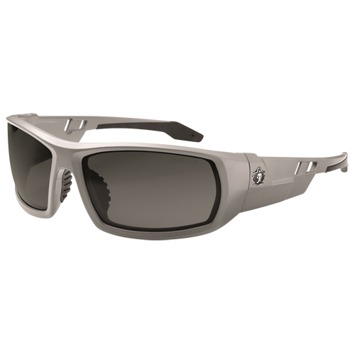 Lunettes de s&eacute;curit&eacute; Skullerz Odin, Lentille Grise/fum&eacute;e, Antibu&eacute;e/Anti-&eacute;gratignures, ANSI Z87+/R&eacute;pond ou surpasse la norme CSA Z94.3 Toolneeds Inc.