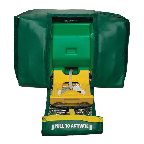 Douche oculaire portative, eau ti&egrave;de, Aliment&eacute; par gravit&eacute;, Capacit&eacute; 9 gal., Conformit&eacute; ANSI Z358.1 Toolneeds Inc.