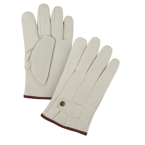 Premium Ropers Gloves, Large, Grain Cowhide Palm Toolneeds Inc.