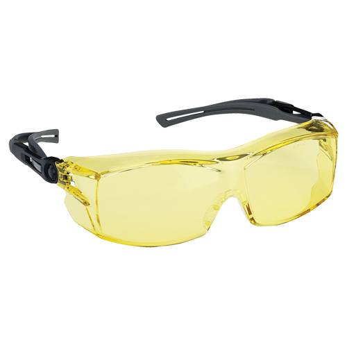 Dynamic OTG Extra Series Safety Glasses, Amber Lens, Anti-Fog/Anti-Scratch, ANSI Z87+/Meets/Exceeds CSA Z94.3 Toolneeds Inc.
