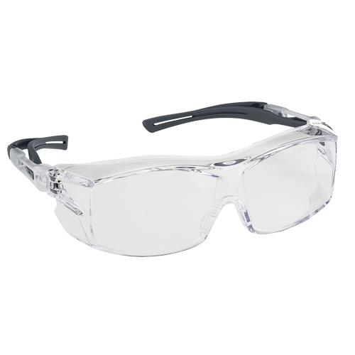 Lunettes de s&eacute;curit&eacute; s&eacute;rie Extra OTG Dynamic, Lentille Transparent, Antibu&eacute;e/Anti-&eacute;gratignures, ANSI Z87+/R&eacute;pond ou surpasse la norme CSA Z94.3 Toolneeds Inc.