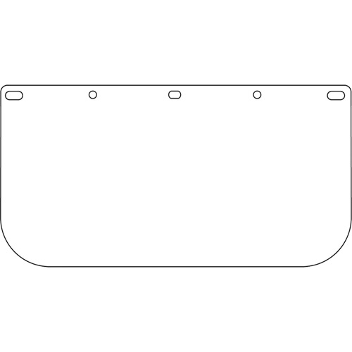 Visi&egrave;re pour &eacute;cran facial Dynamic, PETG, Teinte Transparent Toolneeds Inc.