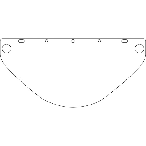 Visi&egrave;re d&eacute;coup&eacute;e &agrave; l'emporte-pi&egrave;ce Dynamic, PETG, Teinte Transparent Toolneeds Inc.