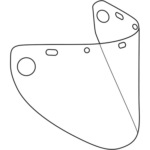 &eacute;cran facial form&eacute; Dynamic, Copolyester/PETG, Teinte Transparent Toolneeds Inc.
