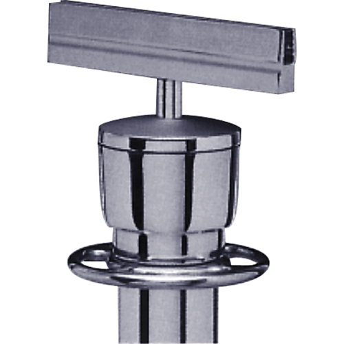 Support d'enseigne pour poteau portable, Chrome satin&eacute; Toolneeds Inc.