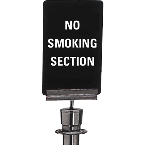 Enseigne de contr&ocirc;le des foules  No Smoking , 11" x 7", Plastique, Anglais Toolneeds Inc.