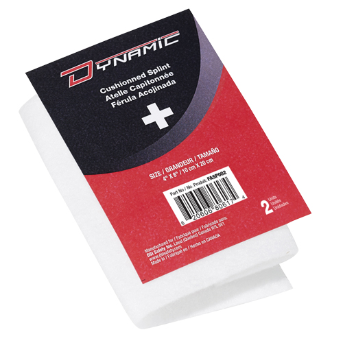 Dynamic Cushioned Splint, Multipurpose, Aluminum Foam Padded, 6", Class 1 Toolneeds Inc.