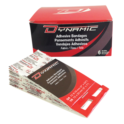 Recharge de pansements adh&eacute;sifs pour distributeur Dynamic, Bout de doigt, 3", Tissu, Non st&eacute;rile Toolneeds Inc.