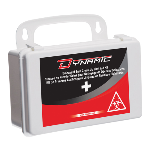 Trousse de conformit&eacute; de pr&eacute;caution compl&egrave;te EASY Dynamic, Dispositif m&eacute;dical Classe 1, Boîte en plastique Toolneeds Inc.
