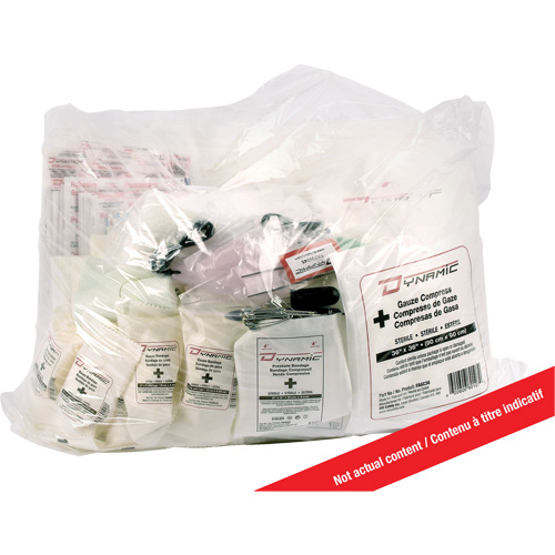 Ensemble de recharge pour trousse de premiers soins Dynamic, R&eacute;pond &agrave; la norme CSA Z1220-17 type 2 environnements &agrave; faible risque, Grand (51-100 travailleurs), Classe 1 Toolneeds Inc.