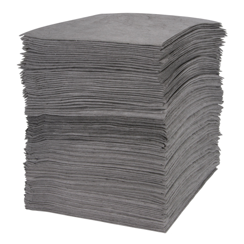 Premium Meltblown Sorbent Pads, Universal, 15" x 18", 30 gal. Absorbancy Toolneeds Inc.