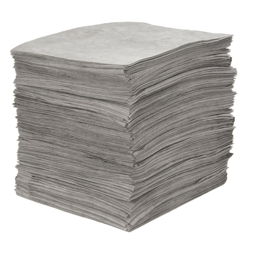 Premium Meltblown Sorbent Pads, Universal, 15" x 18", 25 gal. Absorbancy Toolneeds Inc.