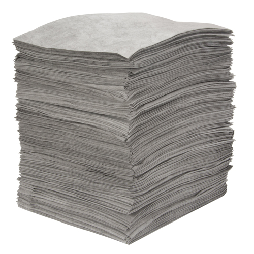 Premium Meltblown Sorbent Pads, Universal, 15" x 18", 30 gal. Absorbancy Toolneeds Inc.