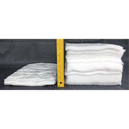 Chiffons pour l'huile Spilltration, Huile seulement, 16" x 10", 29 gal. d'absorption Toolneeds Inc.