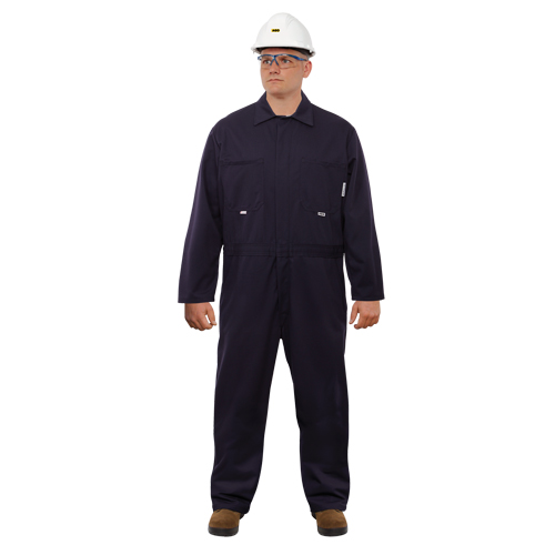 Combinaison ignifuge contre l'arc &eacute;lectrique UltraSoft, Taille 46, Bleu marine, 12,4 cal/cm2 Toolneeds Inc.