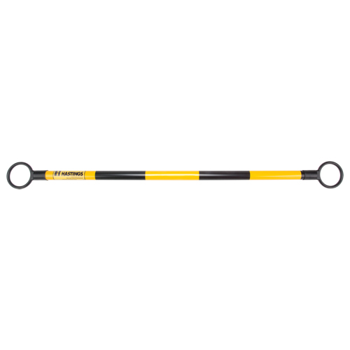 Telescopic Barricade Bar, 85" Extended Length, Black/Yellow Toolneeds Inc.