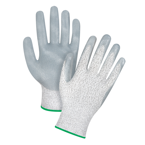 High-Performance Cut-Resistant Gloves, Size Medium/8, 13 Gauge, Nitrile Coated, HPPE Shell, ANSI/ISEA 105 Level 4/EN 388 Level 5 Toolneeds Inc.