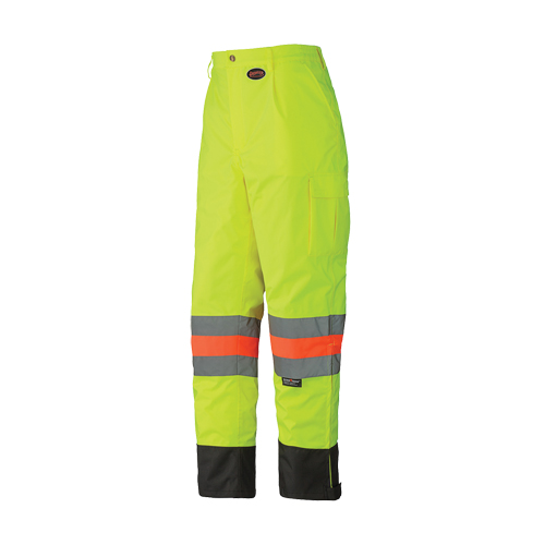 6039 Traffic Control Waterproof Safety Pant, Polyester, X-Small, High Visibility Lime-Yellow Toolneeds Inc.