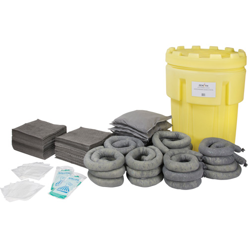 Spill Kit, Universal, Salvage Drum, 95 US gal. Absorbancy Toolneeds Inc.