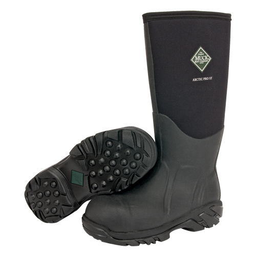 Arctic Pro Extreme Conditions Work Boot, Rubber, Steel Toe, Size 8, Puncture Resistant Sole Toolneeds Inc.