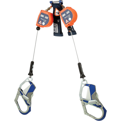 Nano-Lok Edge Self-Retracting Lifeline, 7', Stainless Steel, Swivel Toolneeds Inc.