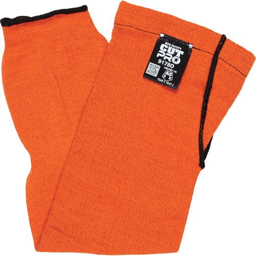 Memphis&reg; Sleeves With Thumb Hole, Kevlar&reg;, 18", ASTM ANSI Level A5, Orange Toolneeds Inc.