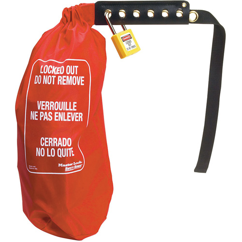 Sac de cadenassage &eacute;lectrique pour prise surdimensionn&eacute;e & contr&ocirc;le de palan, Type Prise Toolneeds Inc.