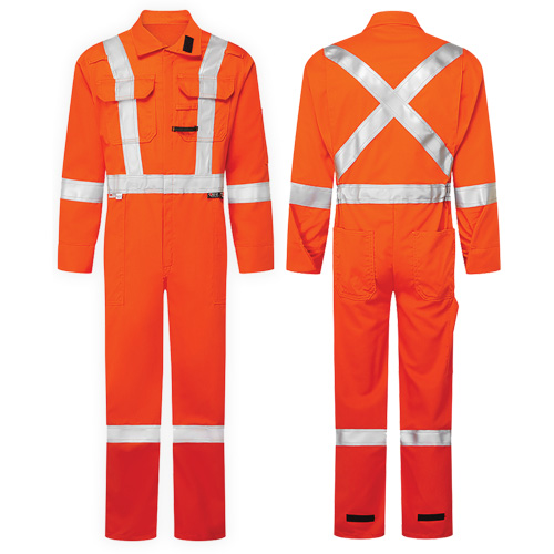 UltraSoft&reg; 7 oz. High-Visibility Deluxe Coveralls, Size 60-62 (Tall), Orange Toolneeds Inc.