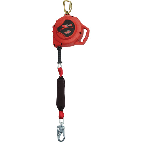 Cordage de s&eacute;curit&eacute; autor&eacute;tractable Rebel, 33', Acier galvanis&eacute;, Pivotant Toolneeds Inc.