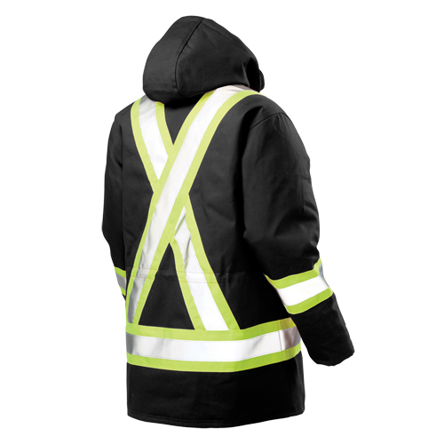 Parka de s&eacute;curit&eacute;, Noir, Grand Toolneeds Inc.