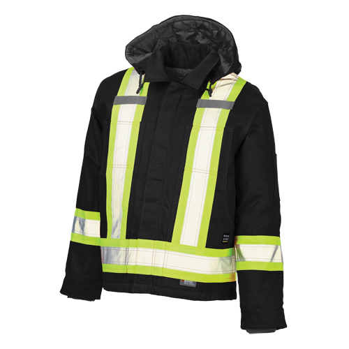 Safety Jacket, Black, Large Toolneeds Inc.