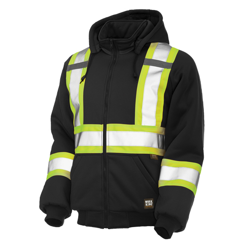 Chandail avec capuchon de s&eacute;curit&eacute;, Polyester, Grand, Noir Toolneeds Inc.