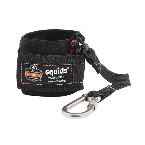 Squids&reg; 3114 Pull-On Wrist Lanyard with Carabiner Toolneeds Inc.