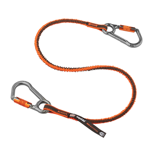 Longe porte-outils verrouillable Squids 3118F(x), Tendeur, Mousqueton double Toolneeds Inc.