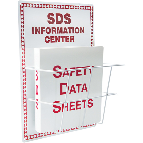 Basket-Style Aluminum Safety Data Sheet Center, English, Binders Included Toolneeds Inc.