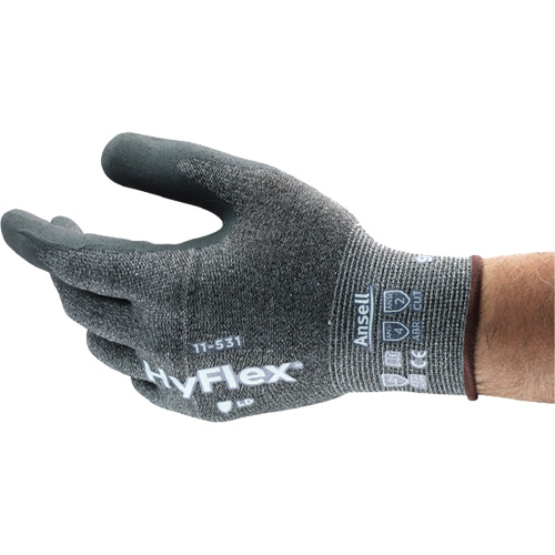 Gant enduit Hyflex r&eacute;sistant &agrave; la coupe, 6, R&ecirc;vetement Nitrile, Calibre 18, Enveloppe en Nylon Toolneeds Inc.