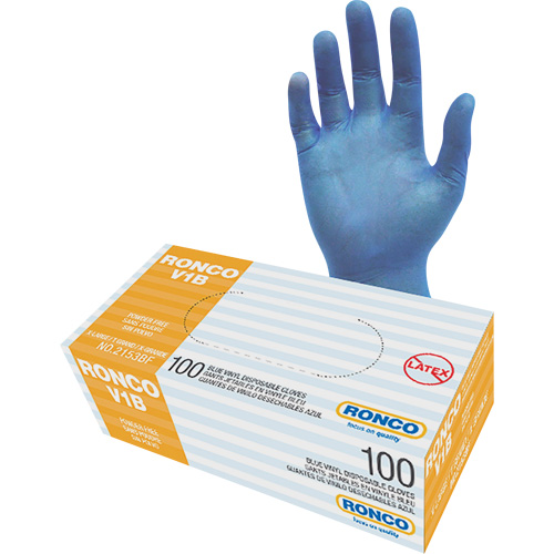 Gants jetables, T-Grand, Vinyle, 3 mils, Sans poudre, Transparent Toolneeds Inc.