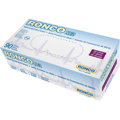 Disposable Gloves, 2X-Large, Nitrile, 4-mil, Powder-Free, Blue Toolneeds Inc.