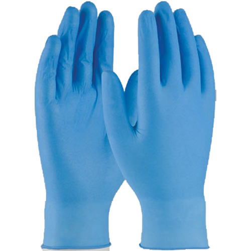Disposable Gloves, Small, Nitrile, 4-mil, Powder-Free, Blue Toolneeds Inc.
