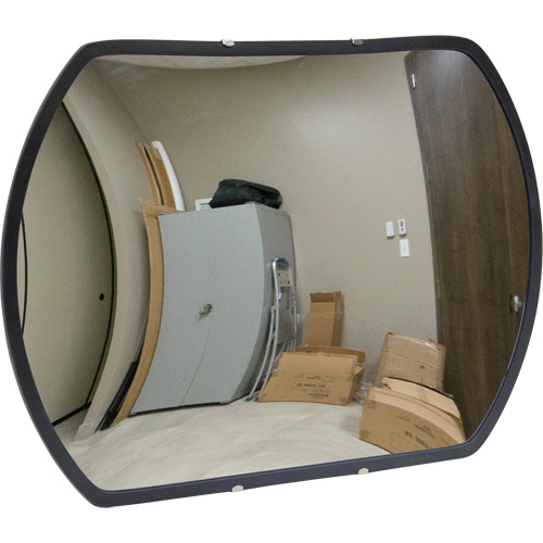 Roundtangular Convex Mirror with Bracket, 24" H x 36" W, Indoor/Outdoor Toolneeds Inc.