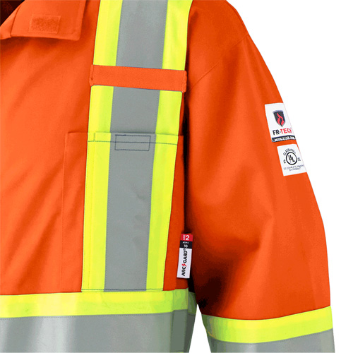 7702 FR Hi-Vis Safety Coveralls, Size 36, Orange Toolneeds Inc.