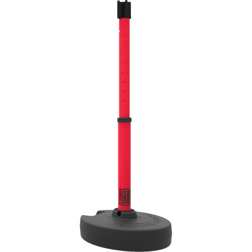 Base pour montant de barri&egrave;re PLUS, Hauteur de 42", Rouge Toolneeds Inc.