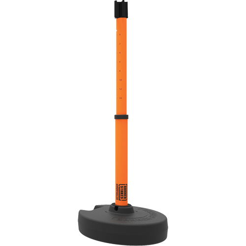 Base pour montant de barri&egrave;re PLUS, Hauteur de 42", Orange Toolneeds Inc.