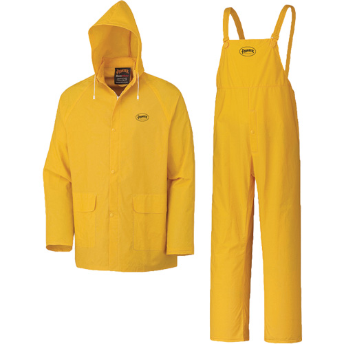 577 3-Piece Rain Suit, Polyester/PVC, 5X-Large, Yellow Toolneeds Inc.