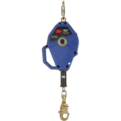 Cordage de s&eacute;curit&eacute; autor&eacute;tractable avec verrouillage intelligent, 20', Acier galvanis&eacute;, Pivotant Toolneeds Inc.