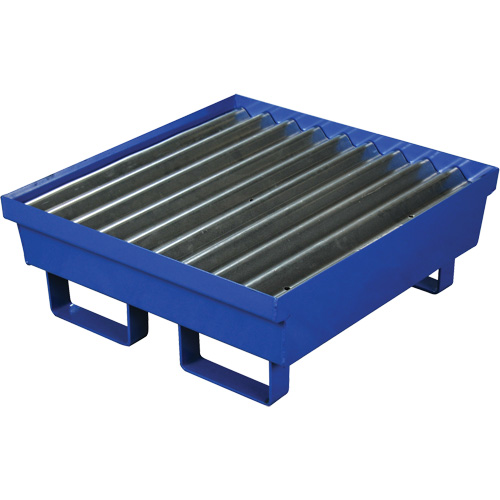 Palette de confinement des d&eacute;versements en acier, Capacit&eacute; de d&eacute;versement 17 gal. US, 27" x 25,75" x 6" Toolneeds Inc.
