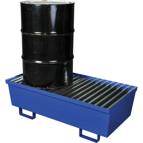 Steel Spill Containment Pallet, 74 US gal. Spill Capacity, 27" x 51.25" x 13" Toolneeds Inc.