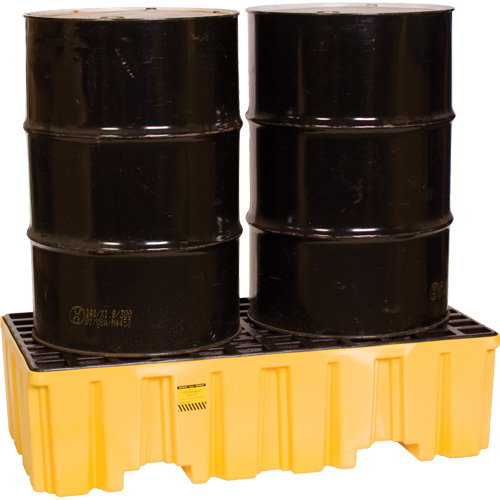 Spill Containment Pallet, 66 US gal. Spill Capacity, 26.25" x 51" x 13.75" Toolneeds Inc.